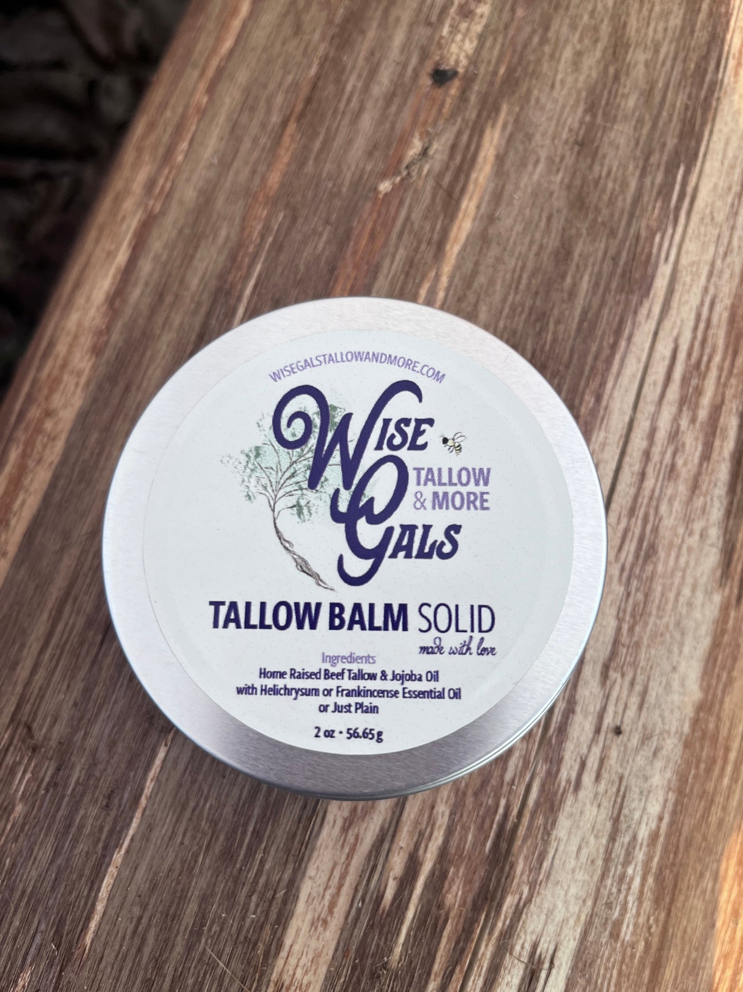 Wise Gals Tallow Balm Solid and Plain