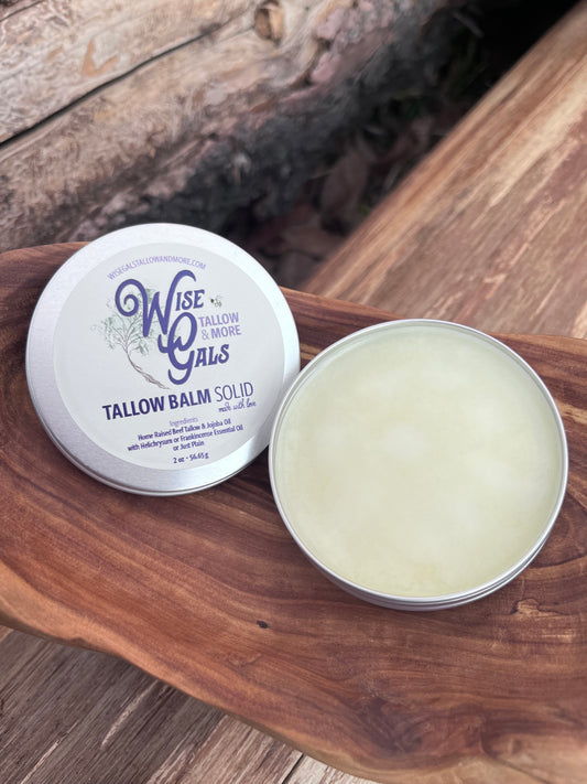 Wise Gals Tallow Balm Solid and Plain
