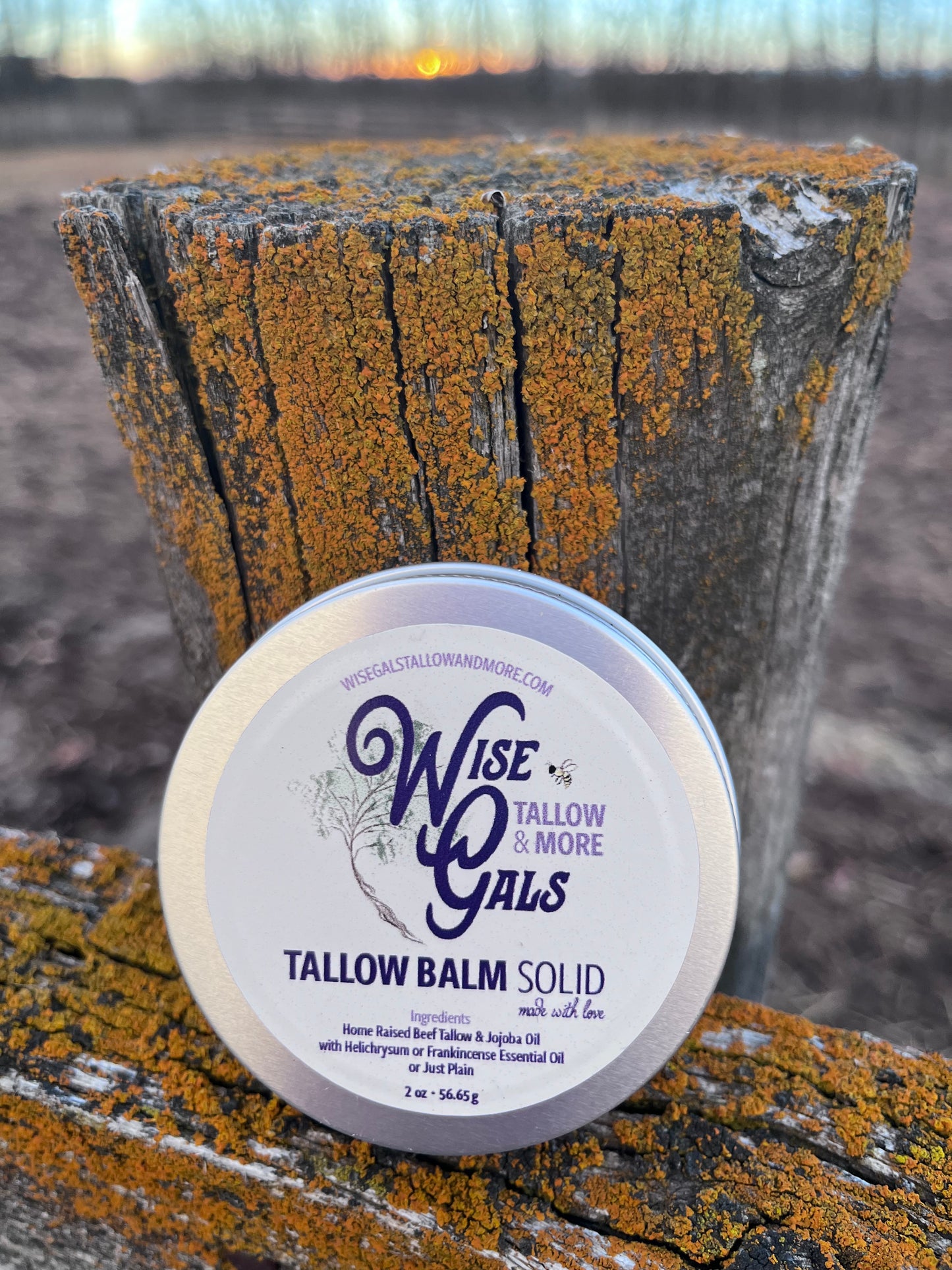 Wise Gals Tallow Balm Solid With Helichrysum