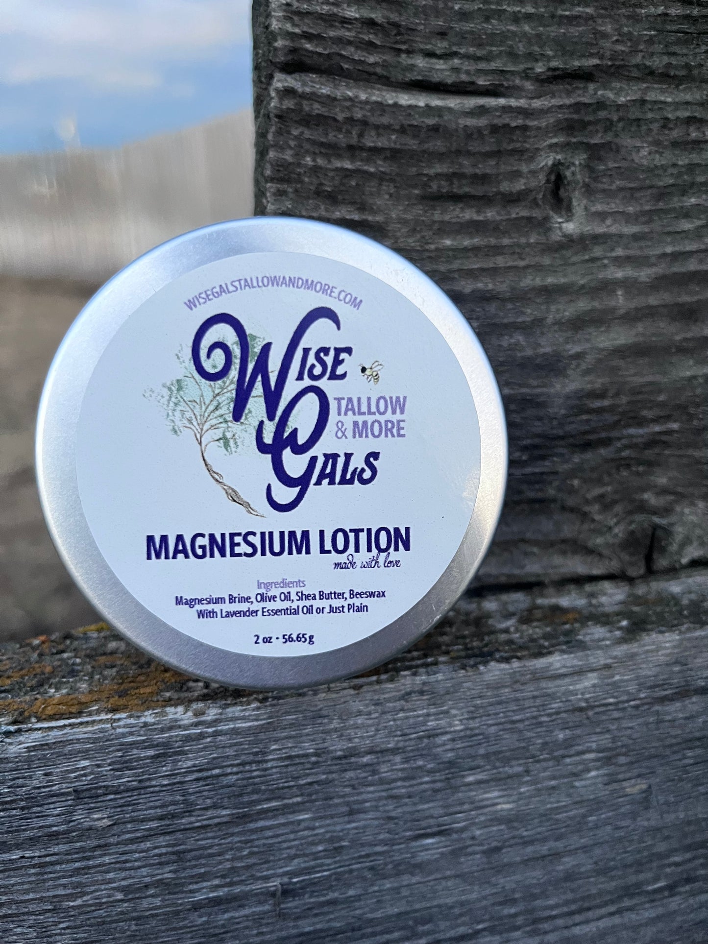 Wise Gals Magnesium Lotion with Lavender