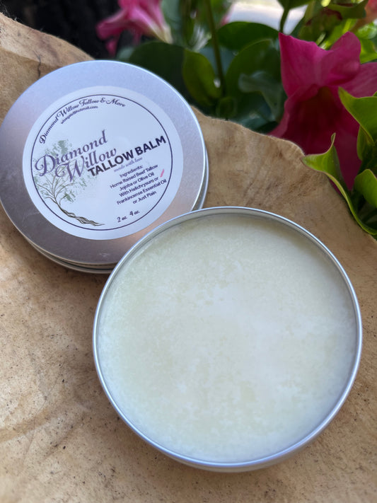 Diamond Willow Collection Tallow Balm Solid With Helichrysum