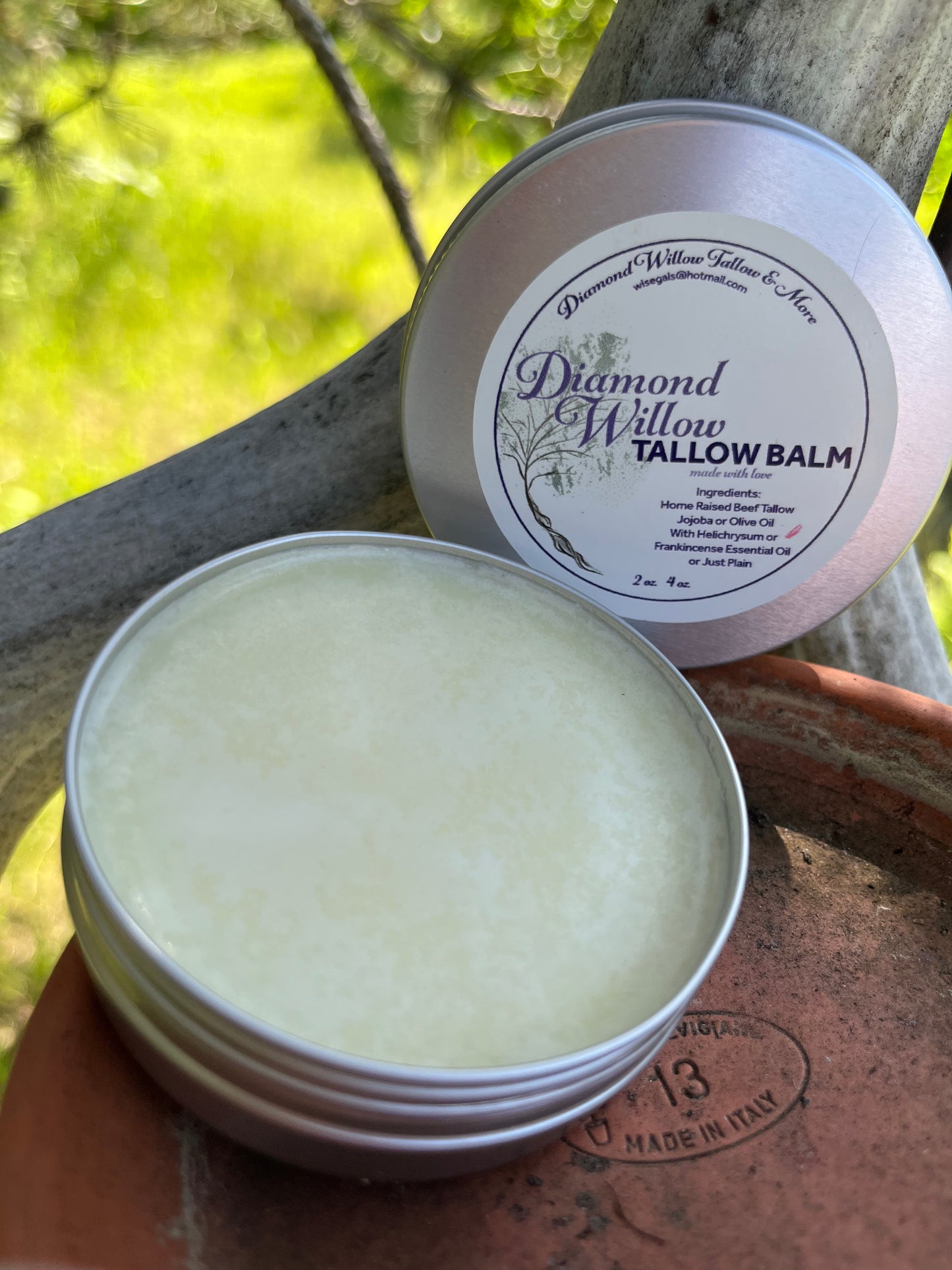 Diamond Willow Collection Tallow Solid and Plain