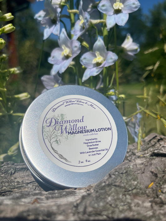 Diamond Willow Magnesium Lotion with Lavender