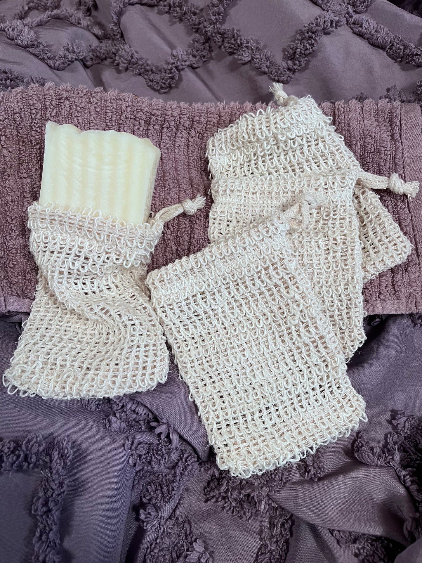 Natural Sisal Soap Saver Bag