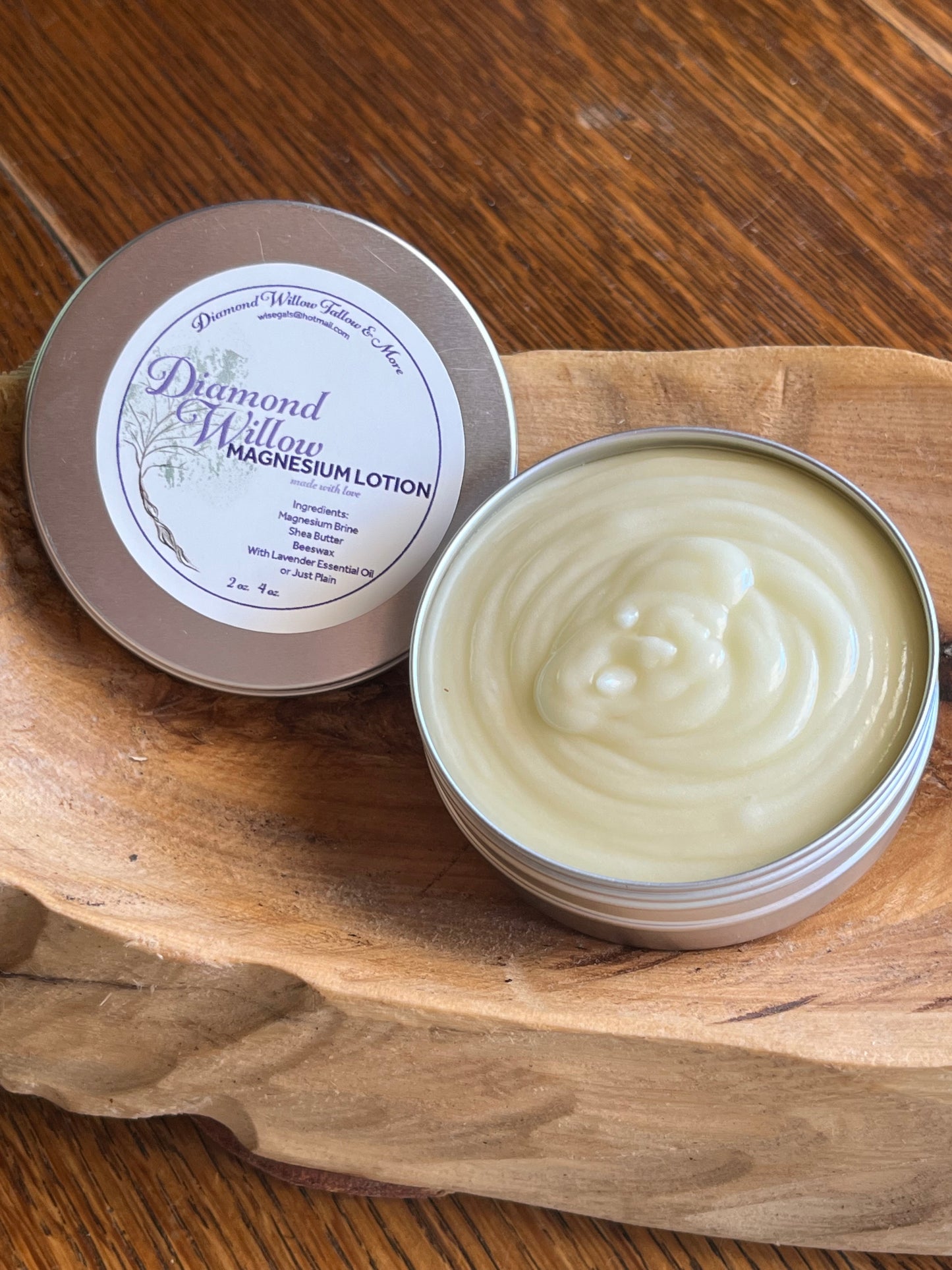 Diamond Willow Magnesium Lotion with Lavender